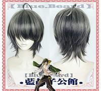Juego de pelucas de cosplay de Kuwana Gou Touken Ranbu en línea Peluca de traje de anime de fibra de pelo resistente al calor de gradiente corto en línea