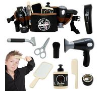 Juego de Peluquería para Niños,10 Piezas Estilismo y Peluquería Conjunto Juego Belleza,Moda Salón Kit Peluqueria,Juego de simulación de peluquería,Juego de rol para Niños y Niñas 3+ Años.