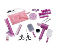 Juego de Peluquería y Salón para Niñas 17 Piezas realistas con Plancha | Set de Barbero para Niños Aseo Infantil en Casa, Interior, Exterior, Viaje y Juegos de Guard