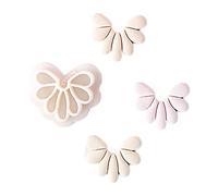 Juego de pendientes de tono de pétalos de flores, formas geométricas, ideales para hacer formas multiusos, herramienta de corte, pétalos
