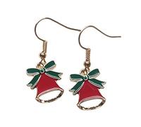 Juego de pendientes para múltiples piercings, Europa y Estados Unidos, aretes de Navidad para mujer, aleación de dibujos animados, goteo, aceite, aretes de Navidad, juego de aro, onesize, Metal