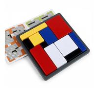 Juego de pensamiento de lógica, juego de pensamiento portátil para niños y adultos, 88 desafíos con 4 niveles de dificultad, pincho portátil para escuela, oficina, viajes, camping, idea de regalo