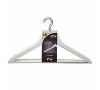 Juego de Perchas 5five 44,5 x 23,5 x 1,5 cm Metal Blanco 5 Unidades