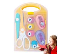 Juego de perforadora de papel, perforadora para niños,Cortador en forma de puño agujero - Perforadoras de papel para álbum, cortadores multifuncionales para perforadores de niños