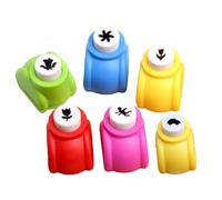 Juego de perforadores de papel, cortadores de troqueles para manualidades - Kit de perforador de papel adhesivo artesanal 8X | Juego de perforadores de papel perforador de papel para hacer álbumes de
