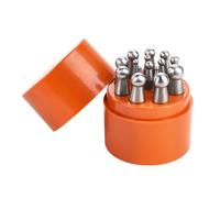 Juego de perforadores profesionales para joyería, herramienta de artesanía de acero con textura de acero, herramienta de fabricación de trabajo de oro y plata