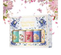 Juego de perfume, 5 unidades de perfume de larga duración, perfume para mujer, para días de viaje, vida cotidiana, actividades al aire libre, citas, bodas, péndulos, fiestas, así como citas