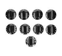 Juego De Perillas 9 Piezas Negro Universal Para Estufa Europart