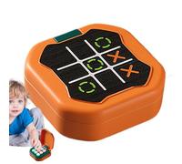 Juego de Perno de Tic TAC t -oe - Juego electrónico de Rompecabezas - Juego de Consola portátil electrónica | Tarjeta de Entrenamiento Cerebral interactiva Juguete para Viajes portátiles para Viajes