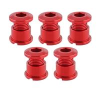 Juego De Pernos Anillos De Cadena - Kit De Pernos De Bicicleta, Juego De Pernos De Manivela | Distribuidores De Aluminio Ligero, Diseño Roscado Duradero Con Agarre Hexagonal Para Proteger Las Cabañas