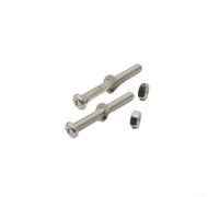 Juego de pernos de escalera, kit de 2 tornillos y tuercas para escalera de piscina, pernos de cierre de escalón, tuerca de repuesto de escalera subacuática