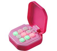 Juego De Pernos De Los Pies De Tic - Juego Electrónico De Cebo Y Cruzes | Consola De Juego De Bolt Handheld | Divertido Juego De Rompecabezas Portátiles Para Niños Y Adultos | Juego Clásico De Tic Tic