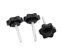 Juego de pernos manija flor plástico y acero al carbono | Tamaño M4/M5/M6/M8/M10/M12 Cant. 5/5/5/2/2/1 Uso: Ajuste de hardware(25mm,M6 5pcs)
