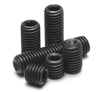 Juego de pernos y tuercas, tornillos prisioneros for manijas de puertas, tornillos prisioneros planos, tornillos prisioneros de punta de copa hexagonal, 10 piezas/lote, tornillo de fijación de punta d