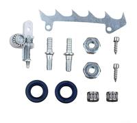 Juego de perrito de punta de parachoques para motosierra Ms170 Ms180 021 023 025 M10 M30 M50 piezas de repuesto con tornillo de ajuste de cadena y pernos