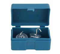 Juego de Pesas de Gancho de Laboratorio de 10g, Peso de Doble Gancho de Acero Cromado con Caja de Almacenamiento, Trabajo de Laboratorio de física y Ciencia General