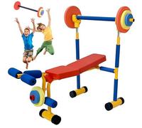 Juego de pesas para niños, mini equipo de fitness para ejercicios de brazos y piernas para niños y niñas, equipo de ejercicio para principiantes