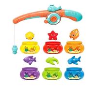 Juego De Pesca | Aprendizaje De Colores Mediante Juego De Agua | Magnético de Pesca | Uso En Mesa, , Natación, Viaje, Baño, Piscina, Tablero Y Al Aire