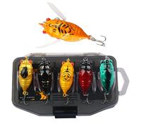 Juego de pesca: cebos blandos y duros para uso de bajos, truchas y agua salada | Spinnerbaits, Crankbaits, señuelos y plantillas, kit de aparejos de pesca artificial para el éxito de la investigación