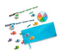 Melissa & Doug Magnético Atrapar y contar Juego de pesca, Juguete de madera para contar para niños, 3+, Regalo para niño o niña