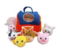 Juego de pesca genérico de tela para niños pequeños - caña de pescar juguete con anillos de embeceder,actividades de despertar reconocimiento práctico interacción padre-hijo aprendizaje jardín jardín