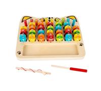 Juego De Pescar,de Madera Magnético para Aprendizaje - Juegos Para Capturar Peces - Para Niños En Casa Sala De Juegos Escuela Día Lluvioso Y Viaje