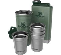 Juego de regalo Stanley Petaca 230ml + 4 uds. vaso de chupito Color: verde