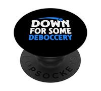 Juego de petanca divertido para jugadores de bochas Down For Some Deboccery PopSockets PopGrip Adhesivo