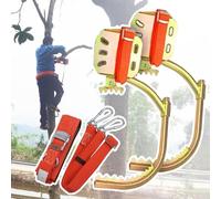 Juego de picos ajustables para trepar árboles con pedal antideslizante para arboristas, carga de 330 libras, 21.6 pulgadas, para recolección de frutas y deportes al aire libre