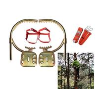 Juego de picos de escalada de árboles para arboristas, caza y recolección de frutas, equipo de escalada duradero de 19.6 pulgadas