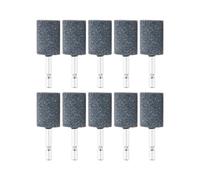 Juego de piedras de amolar con vástago hexagonal de 1/4" de 10 piezas | Brocas de piedra abrasivas de 15/16/30 mm for acabado de taladro DIY(16MM Cylinder)