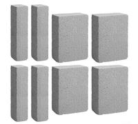 Juego de piedras pómez para piscina, kit de limpieza de 8 piezas para azulejos, lechada, óxido y depósitos minerales, piedra volcánica sin olor no abrasiva para piscina, cocina, parrilla y uso en