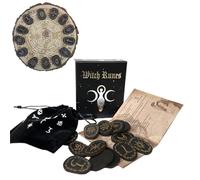 Juego De Piedras Runas Nórdicas, 14 Piezas Runas Elder Futhark Para Principiantes Símbolo Rúnico Grabado Para Adivinación Meditación, Juego De Piedras Runas Con Bolsa De Almacenamiento