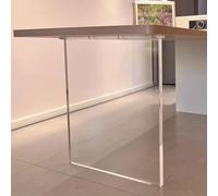 Juego de piernas de mesa acrílica pierna de escritorio transparente moderno para mesa de comedor de bricolaje muebles transparentes pierna para decoración del hogar escritorio de estilo simple de