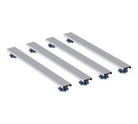 Juego de pies y travesaÃ±os Geberit para plato de ducha de resina de piedra, a partir de 140 cm, pies regulables en altura de 6 a 12 cm - 554.956.00.1