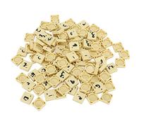 Juego de Piezas de ajedrez con Letras árabes de plástico de 110 Piezas, Material PS Duradero, Azulejos para crucigramas, Accesorios para Juegos de Mesa para niños, Juegos