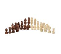Juego de Piezas de ajedrez Profesional, 32 Piezas con Fondo de Fieltro para Accesorios de Juego de Repuesto, reuniones Familiares, picnics, Material plástico de de imitación,