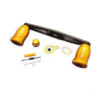 Juego de piezas de carrete de pesca con mango de balancín recto extendido de fibra de carbono para Metanium para Bantam para carretes SLXDC adecuado para carretes de cebo abiertos de 7 4 mm (mano