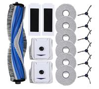 Juego de piezas de limpieza esenciales para ECOVACS para DEEBOT para T30 PRO para aspiradora OMNI, cepillos laterales principales, bolsas de polvo, filtros y paño de fregona