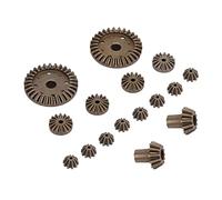 Juego de Piezas de Mejora de Engranajes de Metal de Alto Rendimiento para Coches 12428 12423 RC Kit de Engranajes de Metal Duradero para Mejorar el Control y la Eficiencia