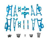 Juego de Piezas de Mejora de Metal para Coche teledirigido a Escala 1/14, Compatible con Modelos MJX1 14209 14210 H14BM, Repuesto para componentes vulnerables(Blue)