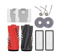 Juego de Piezas de Repuesto, Compatible con Roborock Qrevo Edge | EdgeC S5A 5AE Curv CurvC Curv S5X cepillo lateral cepillo principal filtro Hepa fregona trapo bolsa for polvo Kit(10pc)