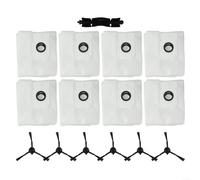Juego de piezas de repuesto para aspiradora robótica Verefa L11 Pro, cepillo principal de goma, cepillos laterales de nailon, filtros HEPA, bolsas de polvo, bordes de limpieza de esquinas (B)