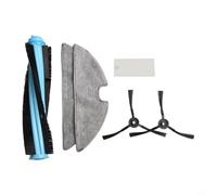 Juego de piezas de repuesto para eufy para RoboVac L35 para HYBRID L35 para HYBRID+ LR30 para HYBRID+ cepillo de rodillo principal, cepillos laterales, filtro, paño de limpieza, accesorios para robot