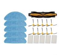 Juego de piezas de repuesto para robot aspirador Aeno ARC0002S ARC0003S incluye cepillo lateral cepillo cepillo cepillo paño de fregona compatible con RC2S y RC3S (B)