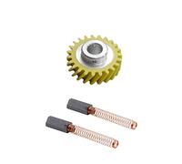 Juego de piezas de repuesto para robot de cocina, carbones y engranajes Worm Gear para robot de cocina Kitchenaid con cabezal de motor basculante (Artisan, Ultra, Classic)