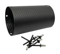 Juego de piezas de repuesto para silenciador trasero LeoVince, carbono, 160mm