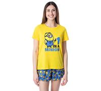 Juego de pijama corto para mujer con dise o de Minions 1 In A Minion, Multicolor, XS