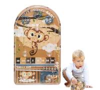 Juego de Pinball portátil - Mini Flipper, Juego de Mesa para niños | Juegos de Viaje de Bolsillo, Juguetes sensoriales manuales con Varias dificultades adecuadas para Vacaciones, Viajes y Momentos de