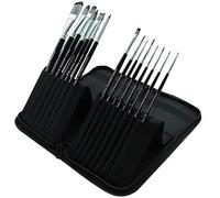 Juego de Pinceles de acrílico para Pintura, complemento Pinturas de Pintor del ejército, 15 Pinceles de Pintura en Miniatura para Jugar a Roles en y Figuras de Wargaming